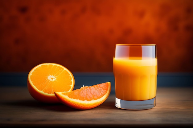 copo de suco de laranja