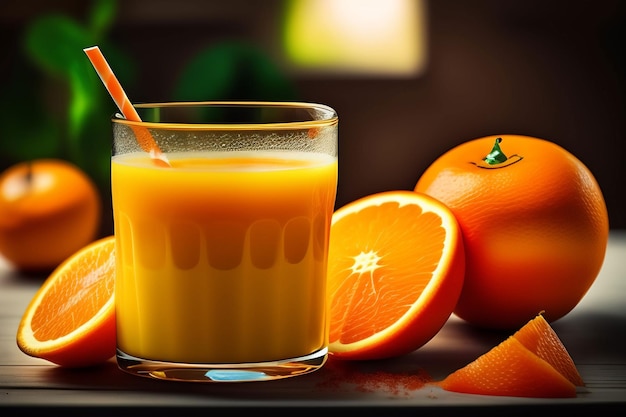 copo de suco de laranja