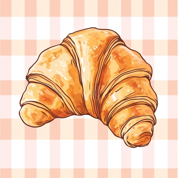 Foto croissant-vektor