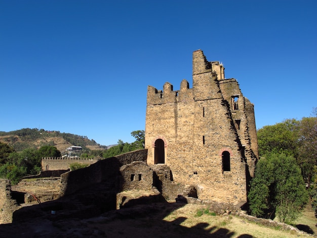 Das Schloss in der Stadt Gondor, Äthiopien