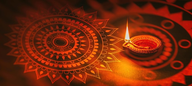 Diwali Deepavali Hindu Festival de luzes celebração Índia Diya lâmpada de óleo