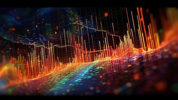 Eine dynamische Visualisierung der globalen Wirtschaft. Generative KI