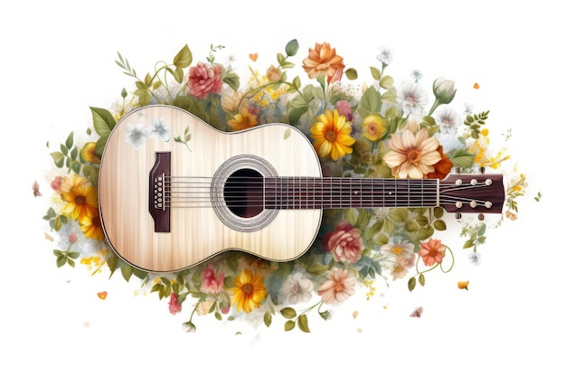 Flores de violão Som natureza Gerar Ai