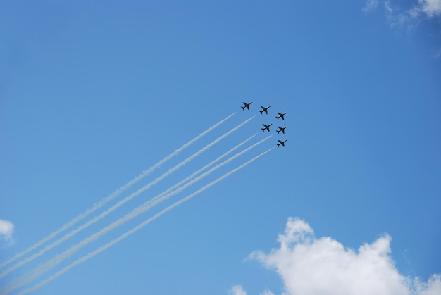 Foto flug nach oben