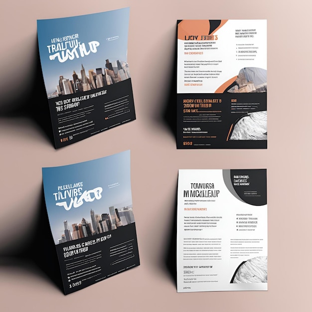 Foto flyer-mockups