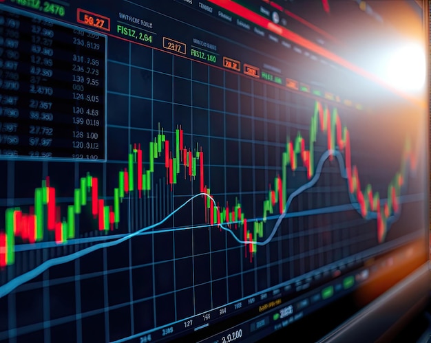 Foto forex-börsenhandelsdiagramm