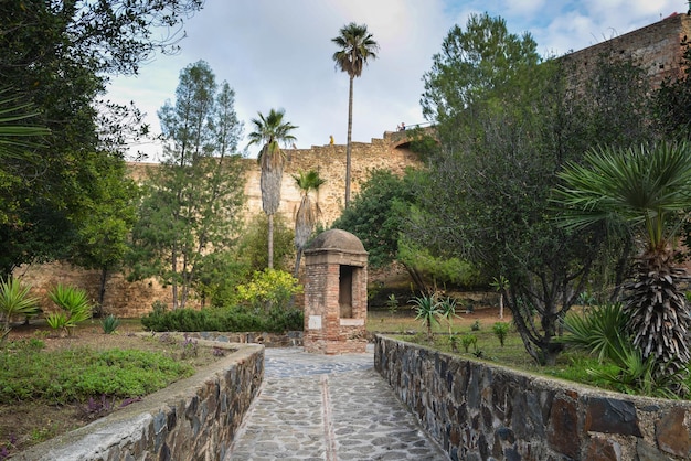 Fortaleza Gibralfaro em Málaga Andaluzia