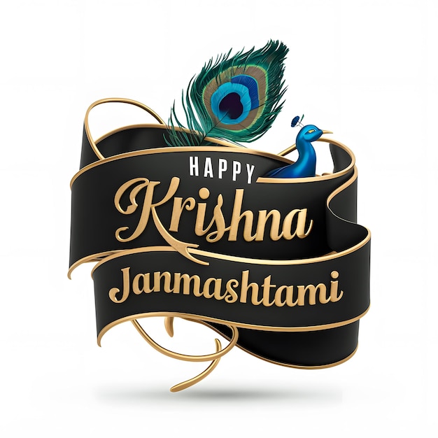 Glücklicher Krishna Janmashtami