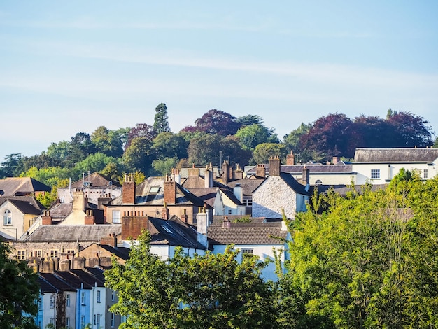 HDR Typische britische Stadtdachlandschaft