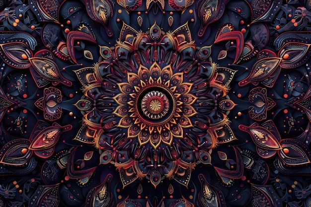 Foto hintergrund des mandalas