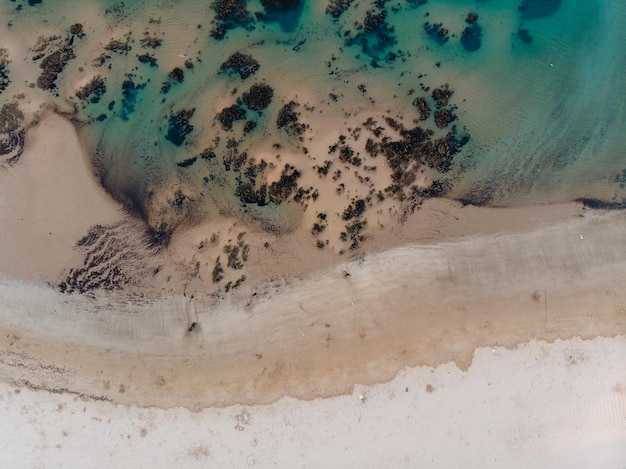 Hochwinkelansicht des Strandes