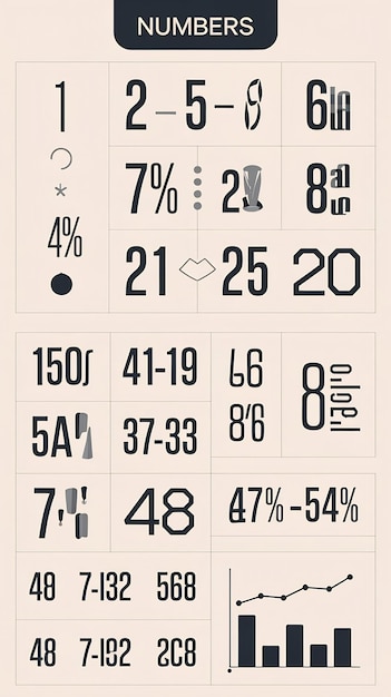 Foto infografische vorlagen mit zahlen