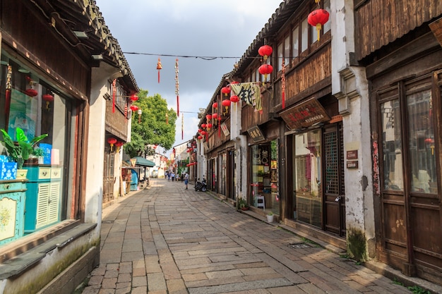 Jiangnan Water Village Suzhou Ancient Town Street