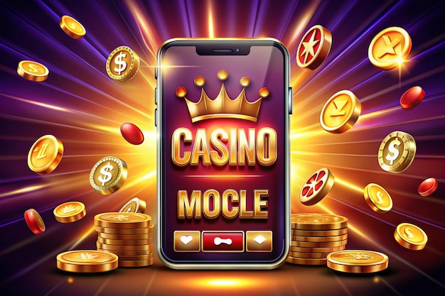 Foto jogo de slot de cassino móvel