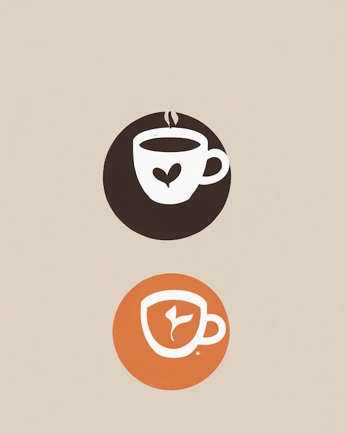 Foto kaffeebecher-symbol kaffee-logo-illustrator