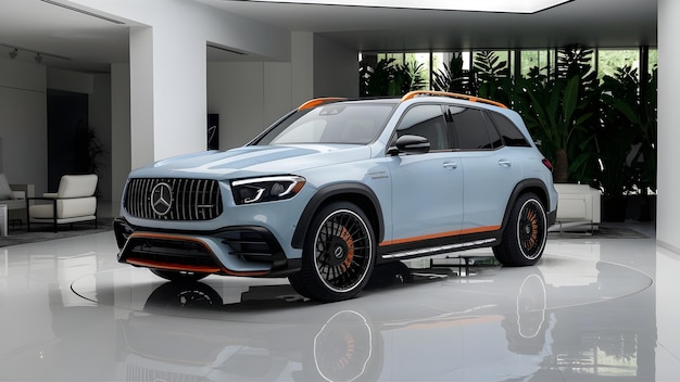 Foto luxus-mercedes gle 2025 suv highresolution außen- und innenraumbilder