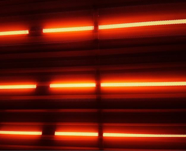 Neon-orange LED-Lampen Hintergrund