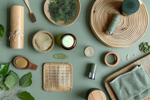 Foto o design de produtos ecológicos apoia a sustentabilidade