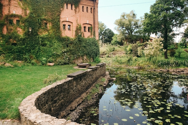 O histórico castelo coberto de cipós