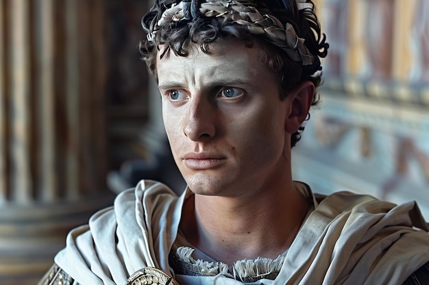 Foto octavianus augustus römischer kaiser gaius octavius politiker caesar konsul