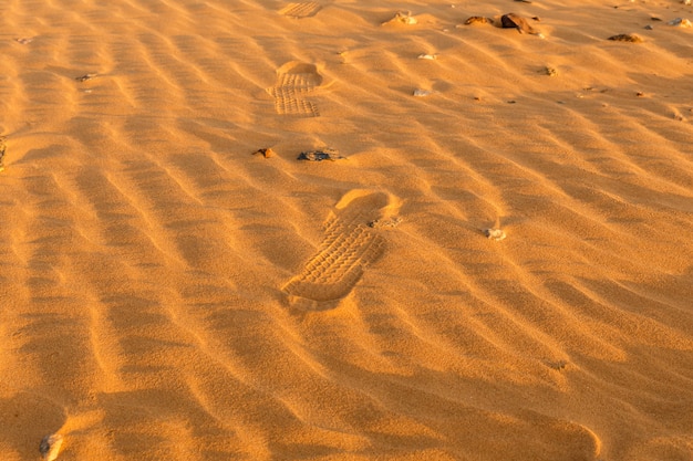 Ondas de dunas no deserto do Saara