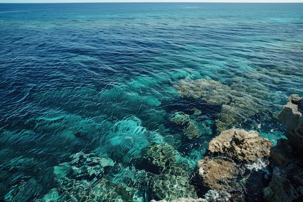 Foto ozean faszinierende aussichten des ozeans in queensland, australien