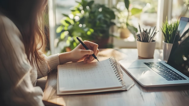 Foto planificador de calendário e lembrete de agenda trabalhe on-line em casa