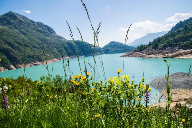 Foto schweizer alpenlandschaft