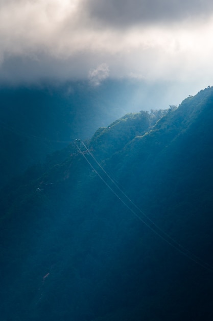 Seilbahn zum Fan Si Pan oder Pang Xi Pang Berggipfel, dem höchsten Berg