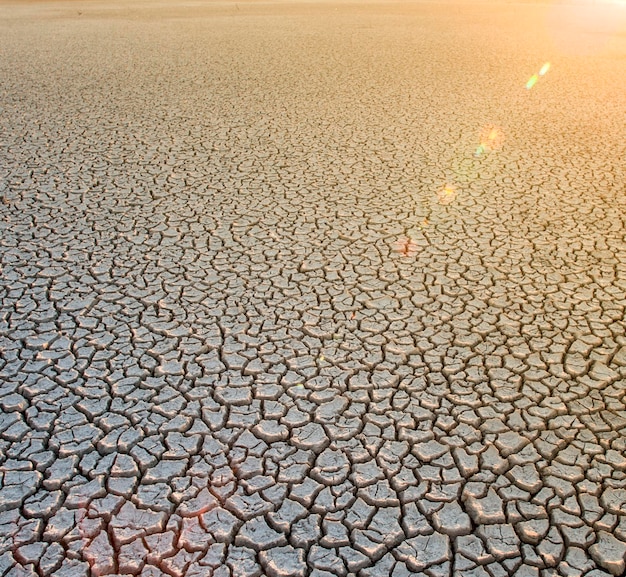 Solo quebrado no ambiente de Pampas Patagônia Argentina