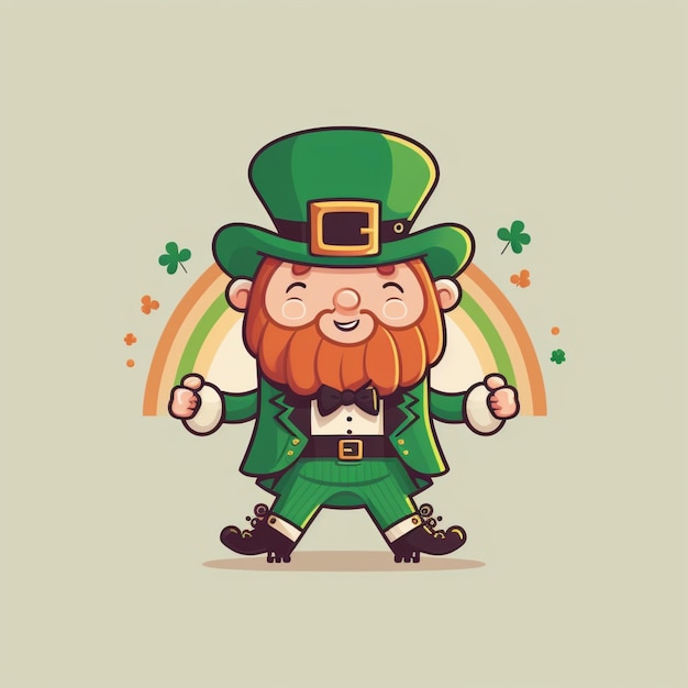 Foto st. patrick's day-vektor-illustration