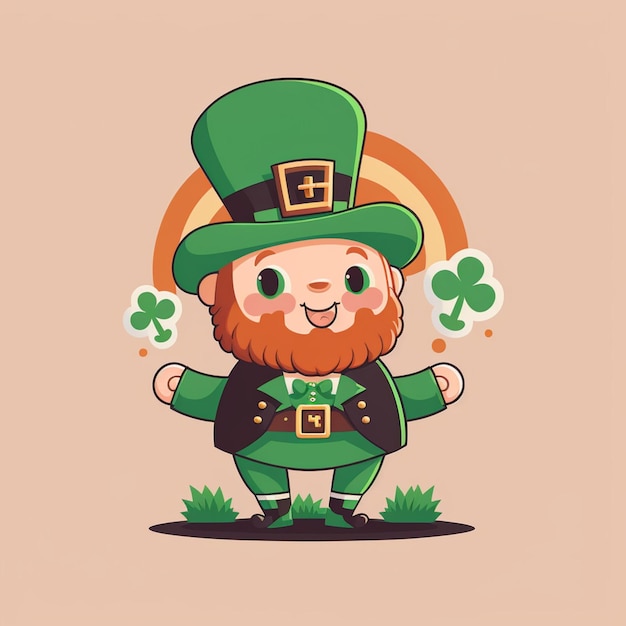 Foto st. patrick's day-vektor-illustration