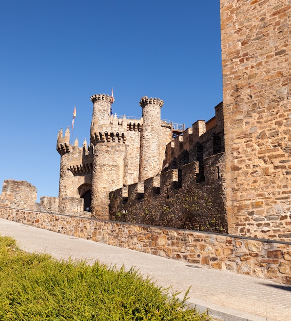 Templer Schloss in Ponferrada, Spanien