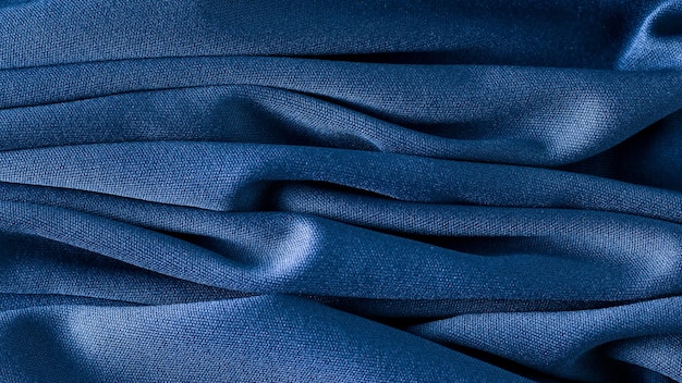 textura de fundo de pano de tecido azul