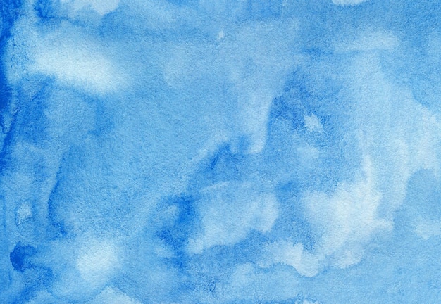 Textura de fundo gradiente em aquarela abstrato azul