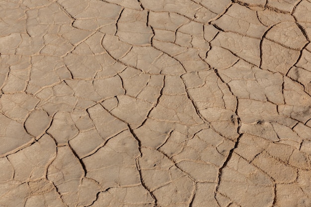 Textura de terra seca e rachada