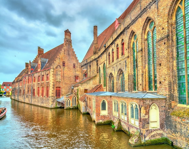 Traditionelle Häuser in Brügge, Belgien