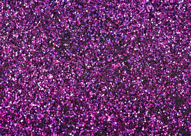 Vista superior glitter para maquiagem