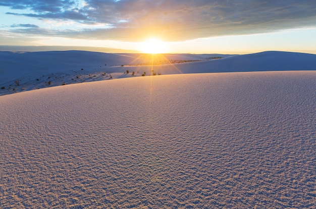 Foto white sands park nos eua