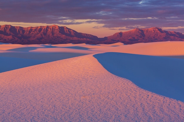 Foto white sands park nos eua