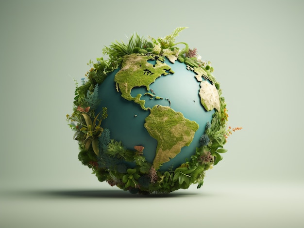 Free photo 3d earth planet shape