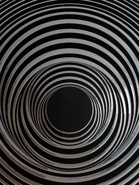 Free photo 3d rendering of  optical illusion