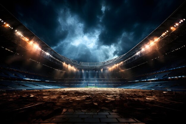 abandoned Football Arena photography