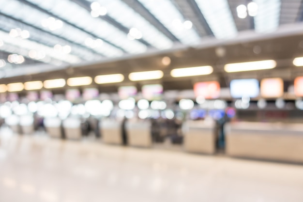 Foto gratuita sfuocatura astratta aeroporto interno