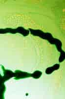 Free photo abstract bracelet of green liquid slime