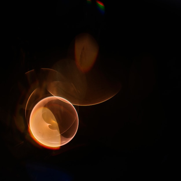 Free Photo abstract light of candle