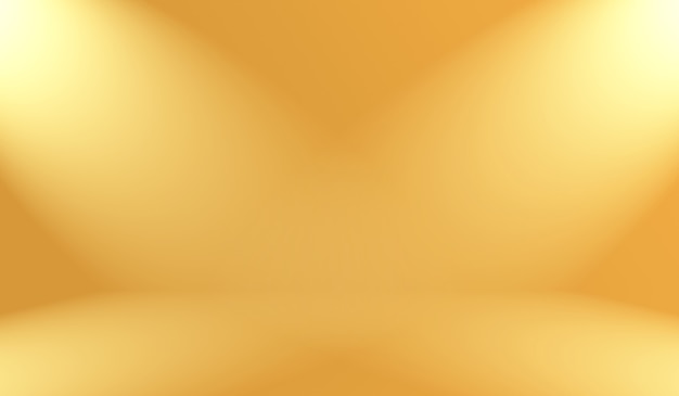 Free photo abstract luxury gold yellow gradient studio wall, well use as background,layout,banner and product presentation.