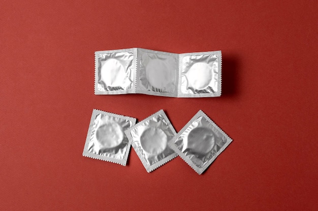 Free photo abstract sexual health assortment with condom