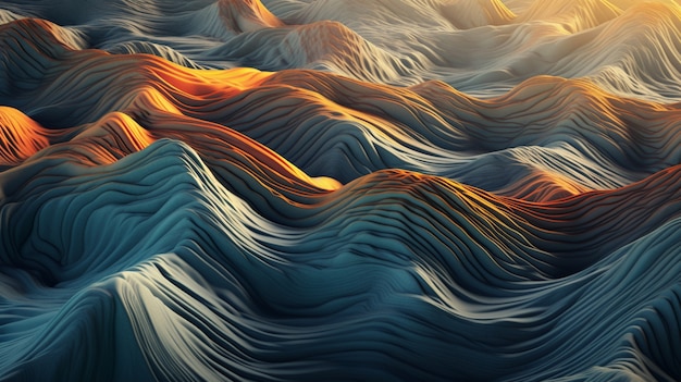 Free photo abstract wavy background