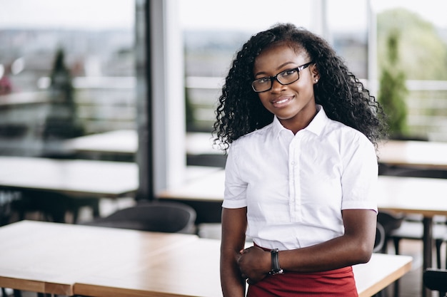 Free photo african american business woman